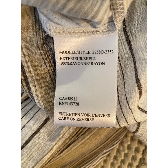 Tribal Womens Off  Shoulder Striped Cropped Leg Plus XXL NWT Slimming Jumpsuit - Picture 7 of 10